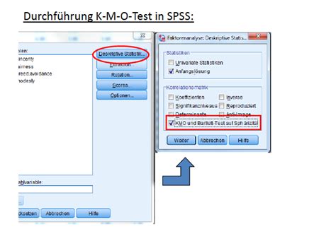 Voraussetzungen Pca Efa K M O Test Durchf Hrung I Statistik