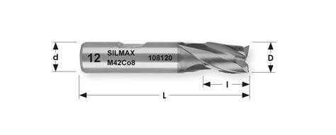 PINNFRÄS 108 5 MM ALCRN l Edeco Tool AB