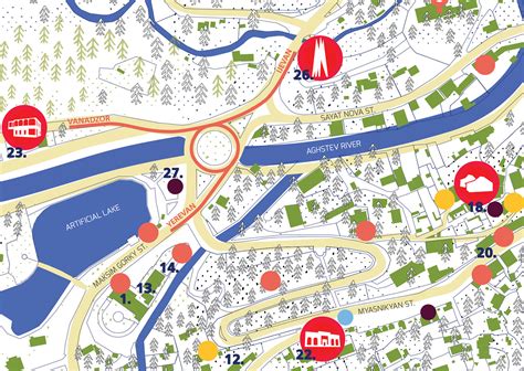 DILIJAN CITY MAP :: Behance
