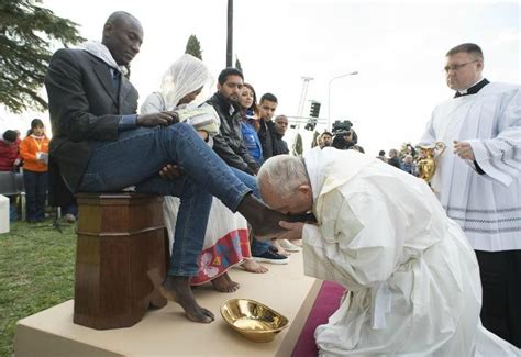 Messa Cena Domini E Lavanda Dei Piedi Con Papa Francesco Omelia Crisma