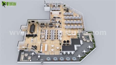 A Famous Hospital 3d Floor Plan Design Ideas By Yantram Virtual Floor Plan Moscow By Floor Plan