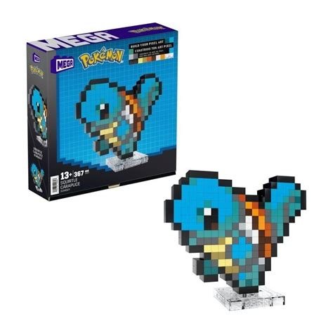 Juguete de Construcción Mega Pokémon Squirtle Píxel Walmart