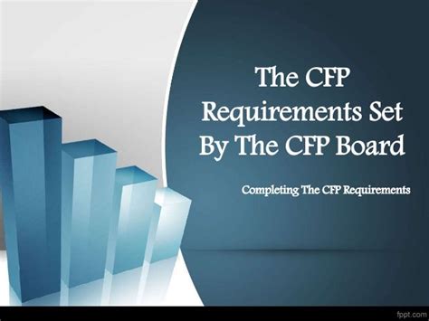 The CFP Requirements Set By The CFP Board