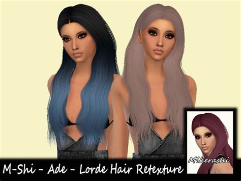 M Shi Ade Lorde Hair Retexture Mesh Needed The Sims Catalog