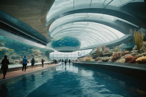 Premium Photo Boston Aquarium Ar C