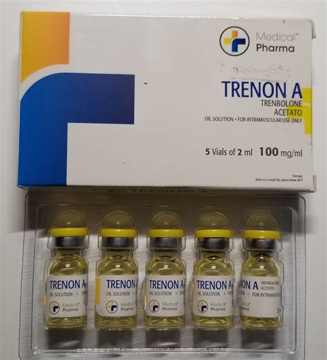 TRENON A 100mg 2ml X 5amps Medical Pharma Fitness Roids