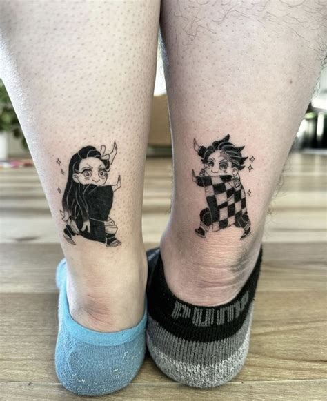 Tanjiro And Nezuko In 2023 Slayer Tattoo Anime Tattoos Cute Tattoos