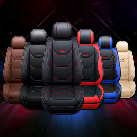 Black Car Seat Covers For Honda Accord Civic City Crv Hrv Fit Jazz Vezel Insight Ebay