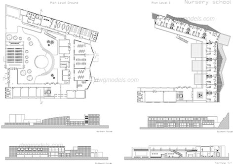 Kindergarten 1 Dwg Free Cad Blocks Download