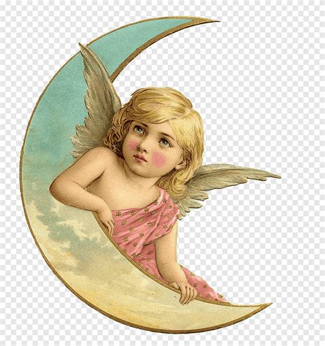 Free Download Cherub Vintage Christmas Guardian Angel Angel