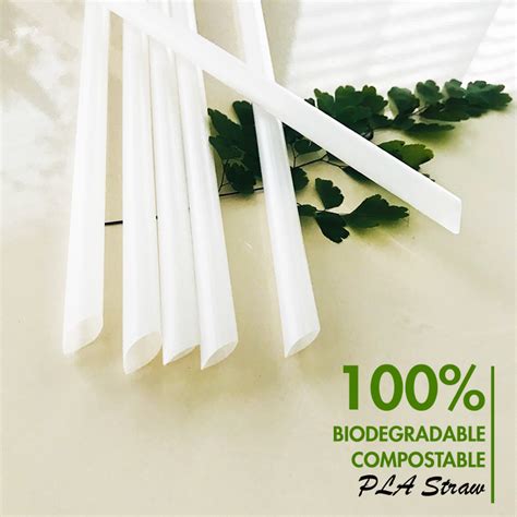 Compostable Disposable Environmental Pla Drinking Straws For Daily Use