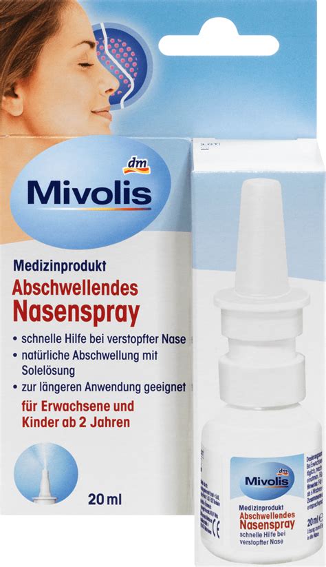 Mivolis Abschwellendes Nasenspray Ml Dauerhaft G Nstig Online