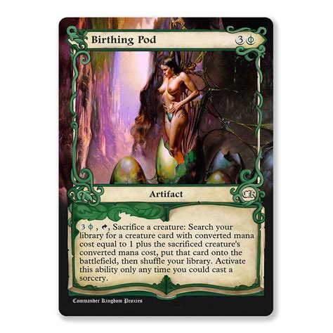 Birthing Pod Adventure Custom MTG Proxy Card Print MTG