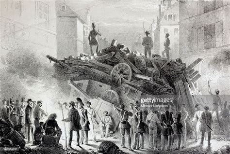 The French Revolution Of 1848 Barricades In Paris This Revolution