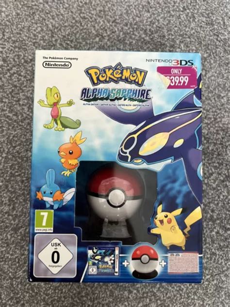 Jeu PokÉmon Alpha Saphir Nintendo 3ds édition Limitée Eur 27379