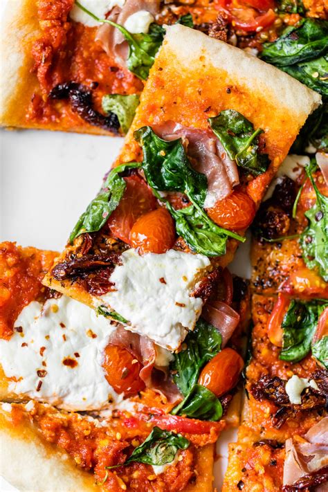 Easy Homemade Sun Dried Tomato Pizza Made With Sun Dried To