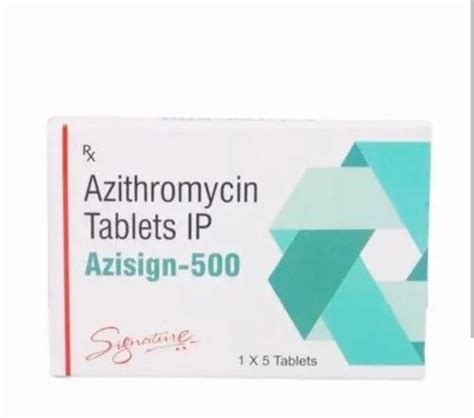 Azisign Mg Tablet At Rs Strip Of Tablets Azithromycin