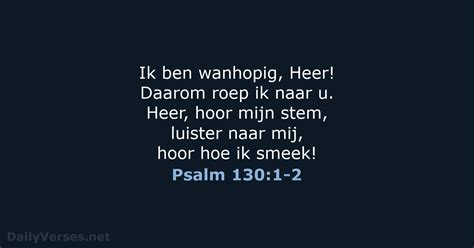 Psalm 130 1 2 Bijbeltekst BGT DailyVerses Net