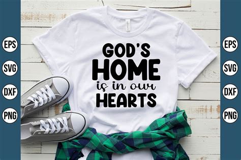 Gods Home Is In Our Hearts Graphic By Creativemomenul022 · Creative Fabrica