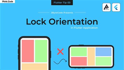 How To Lock Orientation In Flutter Flutter Tips Bytecode