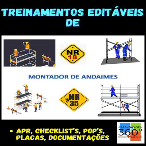 TREINAMENTOS MONTAGEM E DESMONTAGEM DE ANDAIME Marcones Alves Hotmart