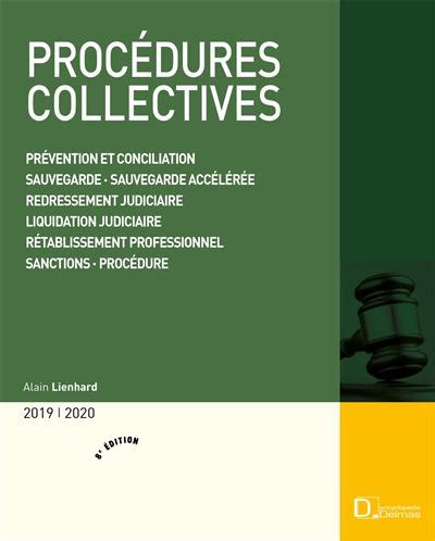 Procédures collectives 2019 2020 8e ed Prévention et conciliation