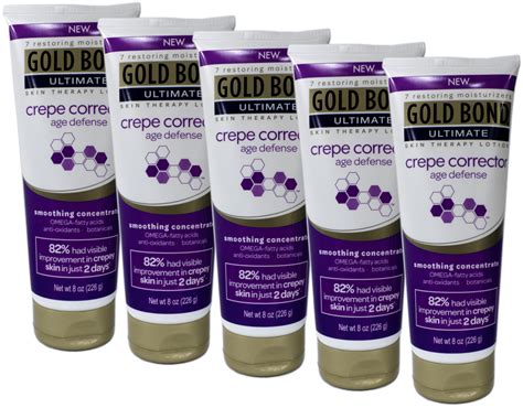 5 Pack Gold Bond Ultimate Skin Therapy Lotion Crepe Corrector Age