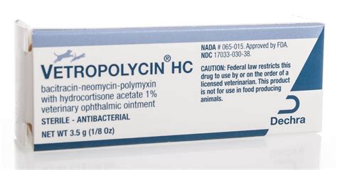 Vetropolycin® HC Ophthalmic Ointment | Santa Cruz Animal Health