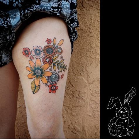 Vintage Floral Print Tattoo by ArtofDolly on DeviantArt