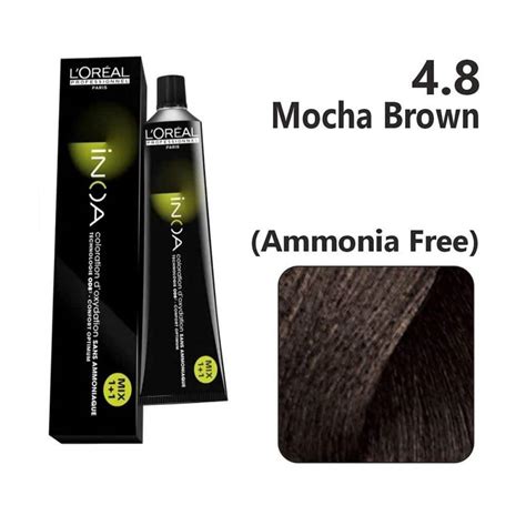 Loreal Inoa Ammonia Free Hair Color G Mocha Brown Zora Cosmetic