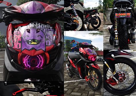 50 Gambar Modifikasi Mio Soul Keren Elegan Modif Drag