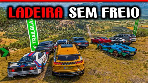 LADEIRA SEM FREIO SÓ DE V12 BITURBO FORZA HORIZON 5 YouTube