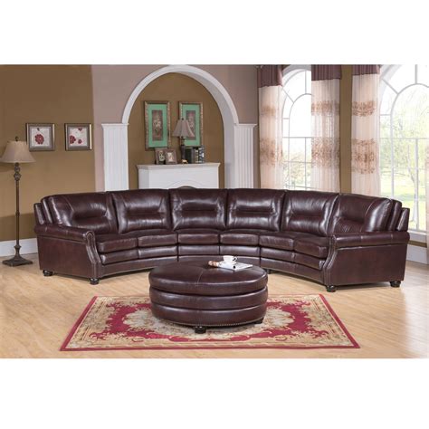 Curved Leather Sectional Sofas Foter