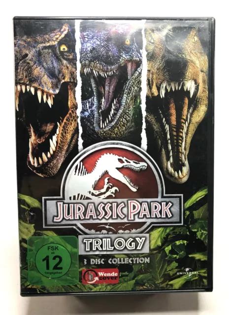 JURASSIC PARK TRILOGIE Boxset DVD Steven Spielberg 3 Disc Collection