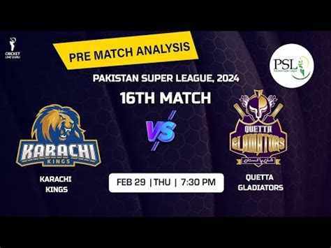 Karachi Vs Quetta Today Toss Prediction PSL 2024 16th Match Toss