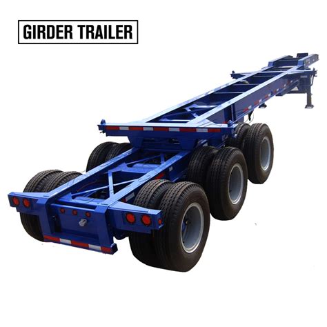 Sliding Skeletal Trailer For Sale Tri Axles Slider Container Chassis