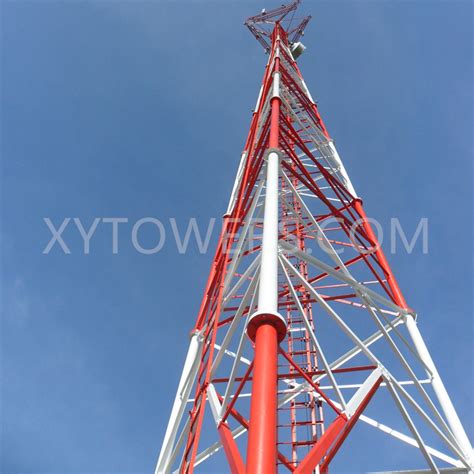 Top Quality Self Supporting Telecom Tower Factory Hot Dip Galvanized Steel