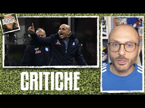 Le Parole Di Spalletti Dopo Milan Napoli 1 0 Arbitraggio E Tifosi