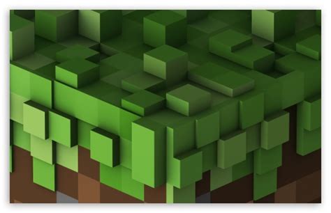 Minecraft Grass Block Wallpaper