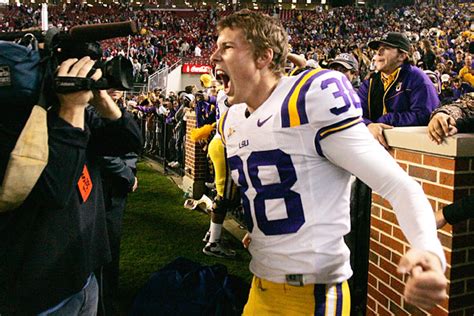 LSU Tigers punter Brad Wings has rock star status