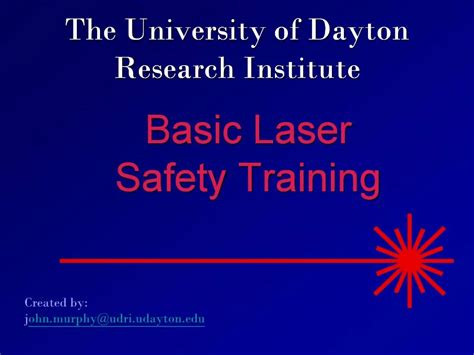 Ppt Basic Laser Safety Training Powerpoint Presentation Free