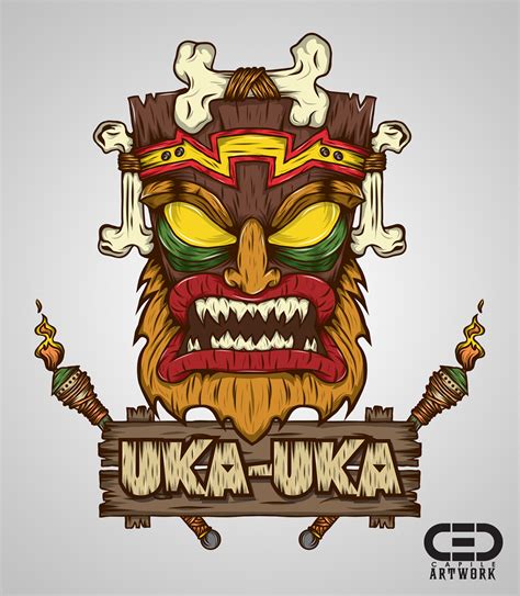 Uka-Uka (Crash Bandicoot) on Behance