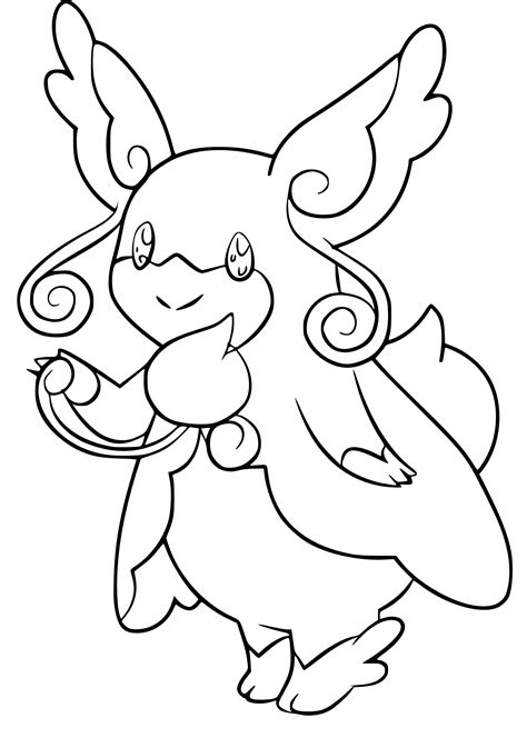 Coloriage M Ga Nanm Ou E Pokemon Imprimer