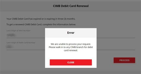 Cara Tukar Kad Cimb Expired Secara Online