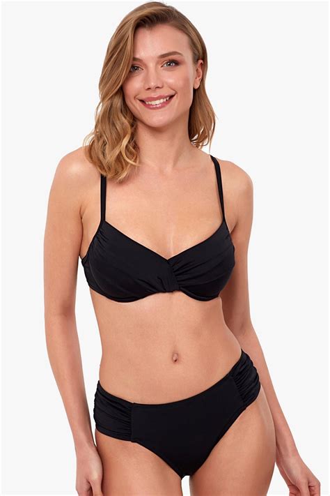 Ayyıldız Siyah Toparlayıcı Bikini Takımı Hızlı Kargo