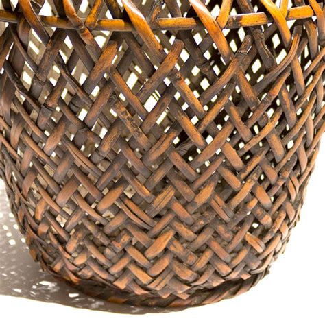 Hanakago Japanese Bamboo Ikebana Flower Basket Shibui Japanese