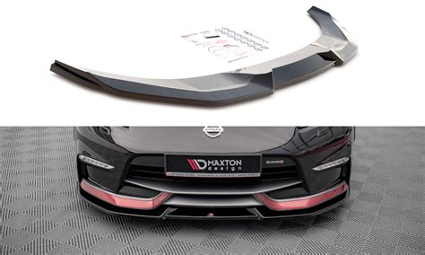 Nissan 370z Nismo Facelift Front Splitter V2 Maxton Design Canada