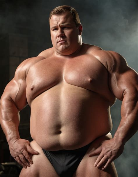 Hyper Realistic Depiction Of An Obese Bodybuilder Stable Diffusion Online