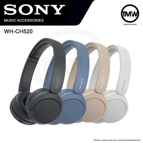 Sony Wireless Headphones Wh Ch520 On Ear Headphones With Microphone