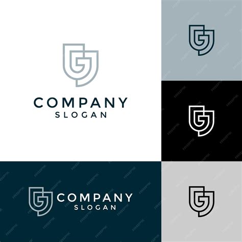 Premium Vector | Memorable and modern initial letter gj or jg monogram logo